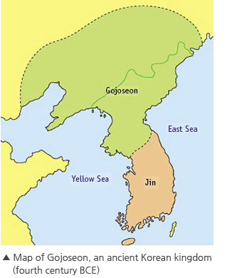Image-Map of Gojoseon, an ancient Korean kingdom (fourth century BCE)
