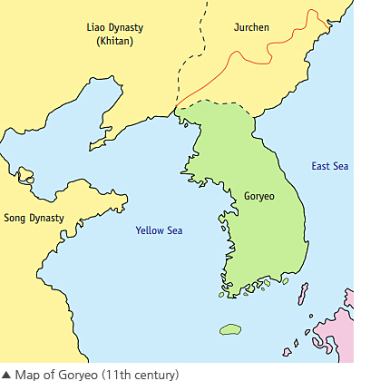 Image-Map of Goryeo(11th century)