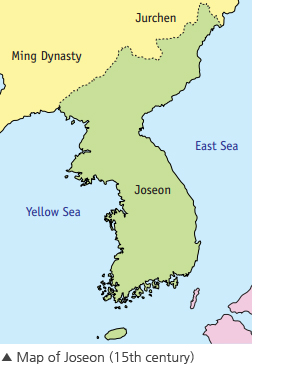Image-Map of Joseon(15th century)