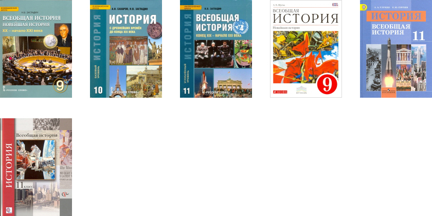 러시아, 사회과 교과서 6종 이미지