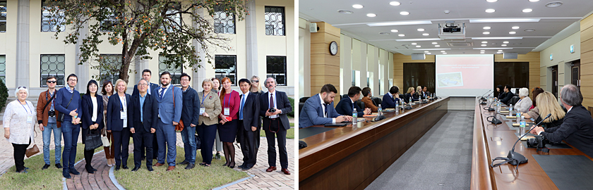 Photo-Russian educators and textbook editors visit the Academy of Korean Studies